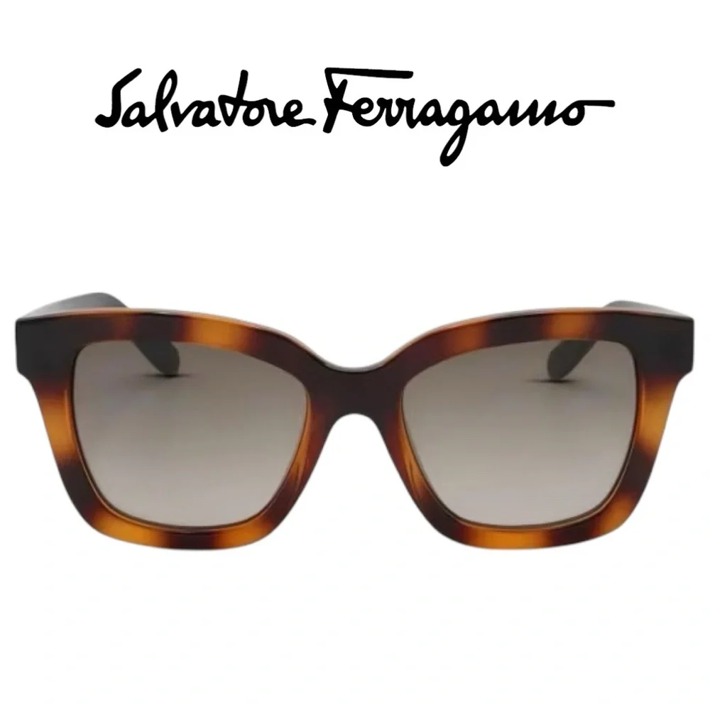Salvatore Ferragamo Women’s‎ SF955S Brown Tortoise Frame Sunglasses